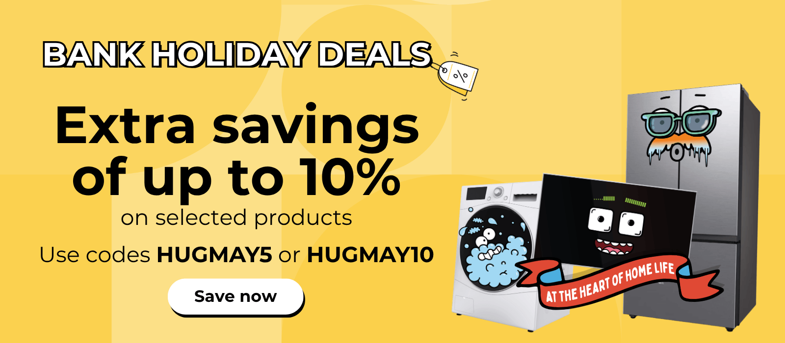 Up to 10% off selected products